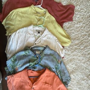 I would like to sell all of my Tommy Bahama 100% Silk Button up shirts